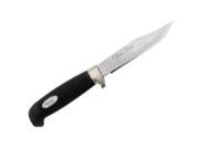 Stainless Steel Bowie Fixed Blade Knife with Black Kraton Handle