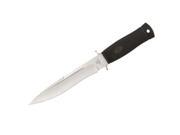 Small Alley Kat Series Fixed Blade Knife with Black Checkered Handles