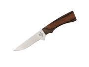 Bird and Trout Fixed Blade Knife with Wood Handles