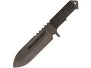 Sea Wolf Black 7 1 4 Oxide Finish D2 Tool Steel Blade with Fuller Groove