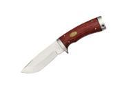Wild Cat Fixed Blade Knife with Cherrywood Handles