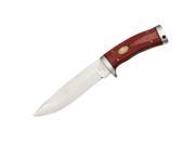 Lion King Fixed Blade Knife with Cherrywood Handles