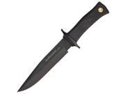 7 Black Finish Stainless Partially Serrated Blade
