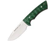 4 Stainless Blade Knife with Green Beveled Micarta Handles