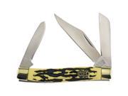 Miller Brothers Stockman Stainless Clip Spey and Sheepsfoot Blades Knife