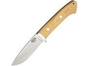 3 3 4 Elmax Steel Drop Point Blade with Ivory Micarta Handles