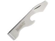 Hat Clip Silver Finish Stainless Construction