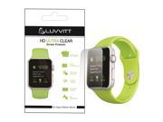 LUVVITT HD ULTRA CLEAR Screen Protector for Apple Watch 38mm 3x Pack