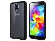 LUVVITT CLEARVIEW Case for Samsung Galaxy S5 Bumper with Back Cover Black