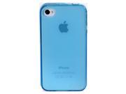 LUVVITT ICE Thermoplastic Soft Case for iPhone 4 4S Transparent Blue