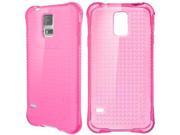 LUVVITT CLEAR GRIP Samsung Galaxy S5 Case TPU Rubber Back Cover Pink