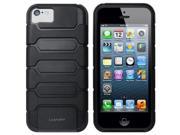LUVVITT ARMOR SHELL Double Layer Shock Absorbing Case for iPhone 5C Black