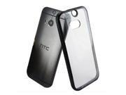 LUVVITT CLEARVIEW HTC One M8 Case Transparent Case Cover Clear Black