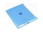 LUVVITT DOLCE Smart Cover Compatible TPU Case BACK COVER for iPad 2 3 4 Blue