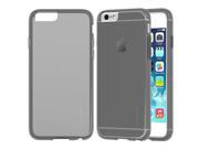 LUVVITT FROST iPhone 6 6s Case Flexible TPU Rubber Back Cover Transparent Black