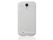 LUVVITT HYBRID Transparent Case Cover for GalaxyS4 Clear White
