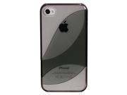 LUVVITT LEAF Case for iPhone 4 4S Gray Black