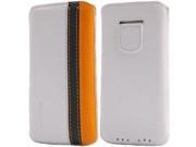LUVVITT Genuine Leather Pouch Case for iPhone 5 5S 5C White Grey Yellow