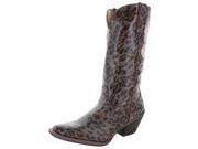 Nomad Sunline Womens Western Cowboy Boots Leopard Print