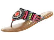 Naughty Monkey Electric Shine Women s Beaded Sandals Shoes