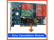 Asterisk PCI Card TDM410P with 3 FXO 1FXS ports with Echo Canceller Hardware FXS card FXO card tdm410 tdm400