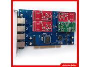 Asterisk Card TDM410P with 3 FXO 1FXS ports Elastix Freepbx tdm400p TDM410 TDM400 a400p