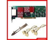 Asterisk Card TDM800P with 4 FXO 4 FXS Ports with 2U Profile For Elastix FreePbx Asterisk Trixbox PCI Connector a800p for VoIP PBX IP Telephony Appliance