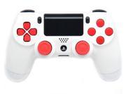 Glossy White Red Ps4 Rapid Fire Custom Modded Controller