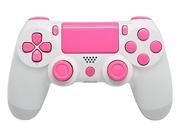 White pink Ps4 Rapid Fire Modded Controller