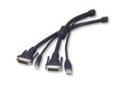 Belkin OmniView KVM Cables for SOHO Series with Audio 1.8m USB DVI I Dual Link