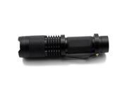 2000 lumens Mini 12W CREE XML XM L2 LED Adjustable Zoomable Flashlight Lamp Light Torch Black Not Included Battery