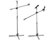 Yaheetech Professional Black Boom Microphone Stand Folding Type Boom Arm Tripod