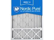 Nordic Pure 20x25x5 Honeywell Replacement MERV 12 Air Filters Qty 2