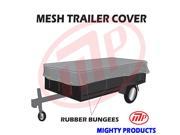 utility trailer mesh cover kit with 10 pcs 9 rubber bunggee10x30 MT TT 1030
