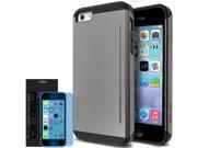 iPhone 5C Case Obliq [Kickstand Feature] iPhone 5C Case [Skyline Pro] [Gun Metal Silver]