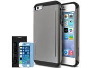 iPhone 5S Case Obliq [Kickstand Feature] iPhone 5S 5 Case [Skyline Pro] [Gun Metal Silver]