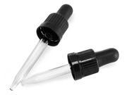Glass Droppers Black Bulb Glass Droppers w Tamper Evident Seal for use with 30 ml essential oil bottles. 4 Pack