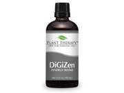 Digizen Synergy Essential Oil Blend. 100 ml 3.3 oz . 100% Pure Undiluted Therapeutic Grade. Blend of Peppermint Dill Weed Ginger Root CO2 Citronella S