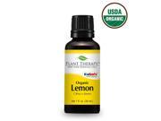 Organic Lemon Essential Oil. 30 ml 1 oz . 100% Pure Undiluted Therapeutic Grade.