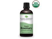 Organic Rosemary Essential Oil. 100 ml 3.3 oz . 100% Pure Undiluted Therapeutic Grade.