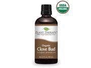 Organic Clove Bud Essential Oil. 100 ml 3.3 oz . 100% Pure Undiluted Therapeutic Grade.