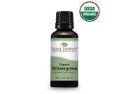 Organic Wintergreen Essential Oil. 30 ml 1 oz . 100% Pure Undiluted Therapeutic Grade.