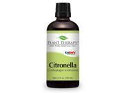 Citronella Essential Oil. 100 ml 3.3 oz . 100% Pure Undiluted Therapeutic Grade.