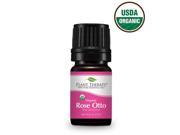 Rose Otto ORGANIC Essential Oil. 5 ml. 100% Pure Undiluted Therapeutic Grade.