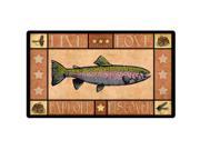 American Expedition Cutting Board Lodge Series Trout