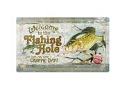 American Expedition Cutting Board Fishing Hole Crappie