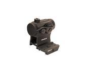 Truglo Tru Tec Red Dot 20mm Fits Picatinny Weaver 2MOA Reticle Black Finish Includes Low and High Mounting Bases T