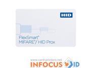 100x HID FleXsmart® Prox MIFARE® Dual Technology Cards