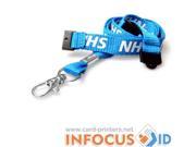100 x NHS Double Breakaway Lanyards with Trigger Clip for ID Cards Badges