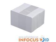 100 x Blank White PVC Plastic Cards CR 80 30mil for all ID Printers Top Quality!